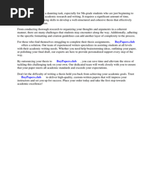 Research Paper Template 5th Grade