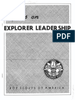 Hints On Explorer Leadership