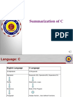 Introduction To C