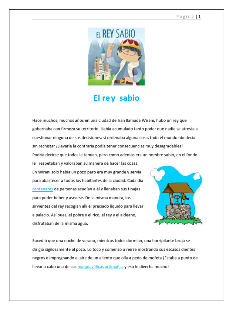 El rey y la locura del pozo mágico | PDF | Historia