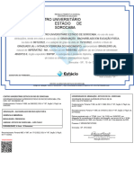 Certificado Estácio Pós - Elaine Barbosa de Moraes