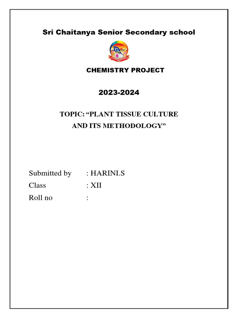 Plant Tissue Culture Methodology Guide | PDF | Organisms | Botany