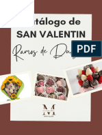 Documento A4 Catalogo de Flores Con Fotos Floral Beige