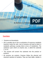 Enzymes: Dr. Muthana A. Al-Shemeri