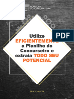 Planilha Do Concurseiro e Extraia Todo Seu Potencial