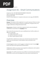 Assignment #2 - Electronic Communications W241