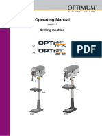 OPTIMUM OPTIdrill B25 Manual