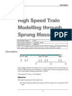 IMDPlus High Speed Train Modelling Through Sprung Masses