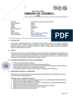 Seminario de Cerámica - 2019 - II - APV - J. Gutierrez