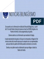 Noticias Bilingüismo