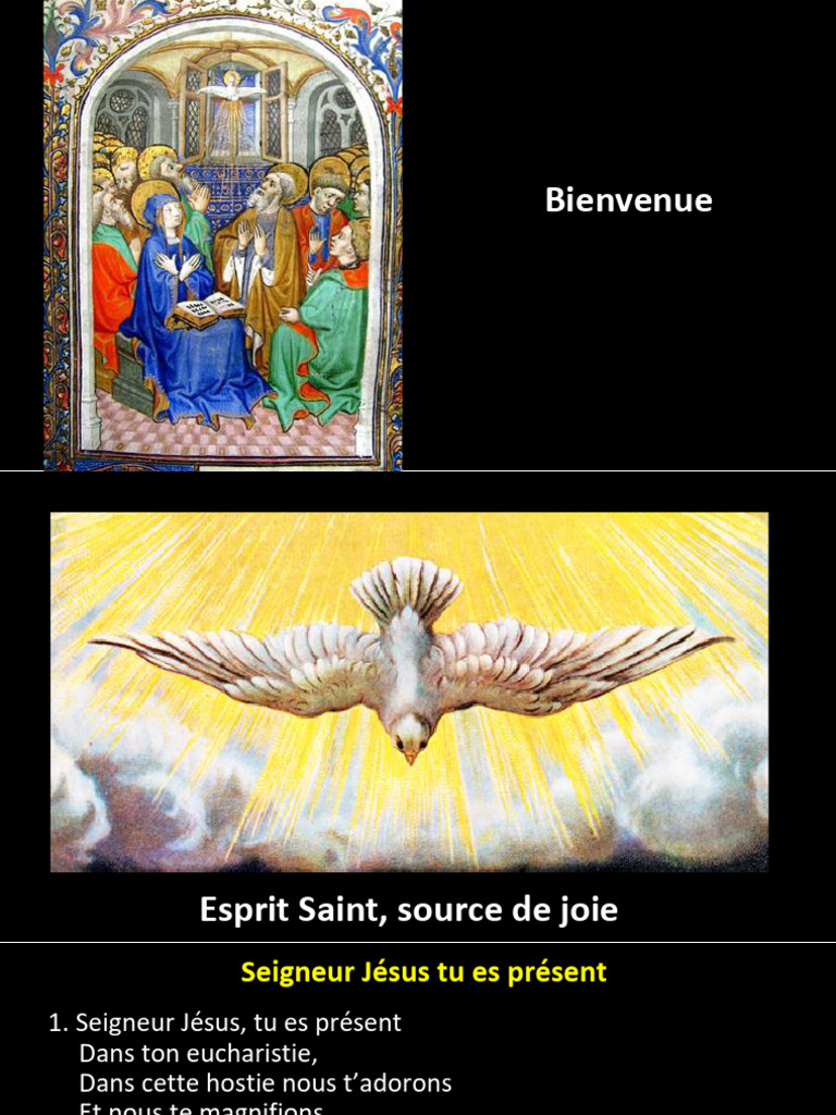 Louanges et hymnes au Saint Esprit | PDF | Saint-Esprit | Jésus