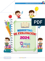 Registro de Evaluación 2024 - Editora Quipus Perú