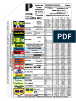 Lista de Precio Abril 2023