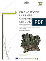 Diagnostic de La Filiere Oignon en Cote D Ivoire RONGEAD 2014