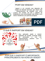 Técnica de Rapport Comunicação em Vendas