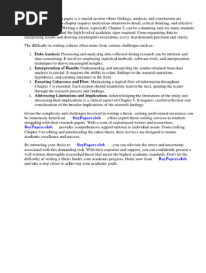 Chapter 5 Research Paper