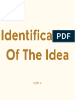 Identification of The Idea