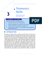 Topic 3 Numeracy Skills