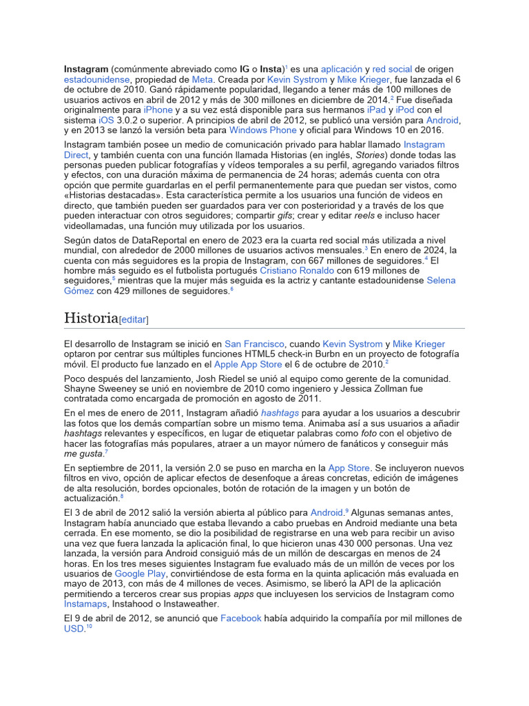 Insta | PDF | Software | Informática