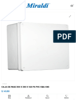 CAJA DE PASE 300 X 300 X 160 PS PVC KBA-085 - Miraldi