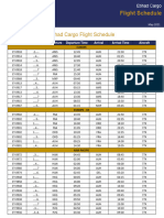 Etihad Cargo Flight Schedule 1