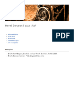 Henri Bergson I Span Langfremelan Vitalemspan