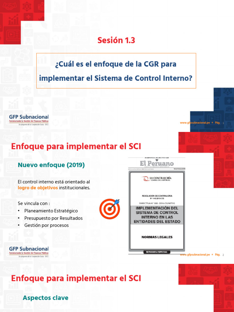 Implementación del Sistema de Control Interno | PDF | Evaluación | Business