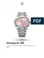 Datejust 36: Oyster, 36 MM, Acier Oystersteel Et or Gris