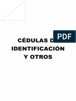 1-Cédulas de Identificación