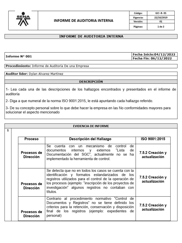 informe-auditoria-de-una-empresa-pdf-auditor-a-plan-de-estudios