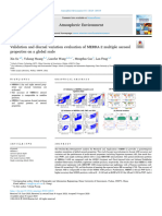 Validation and Diurnal Variation Evaluation of MERRA-2 Multiple Aerosol