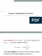 4linear Combination of Vectors