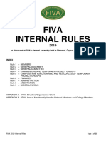 Internal Rules 2019 English Version