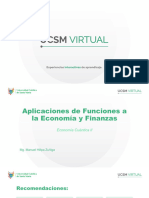 F1 - U2 - Aplicaciones de Funciones A La Economía y Finanzas