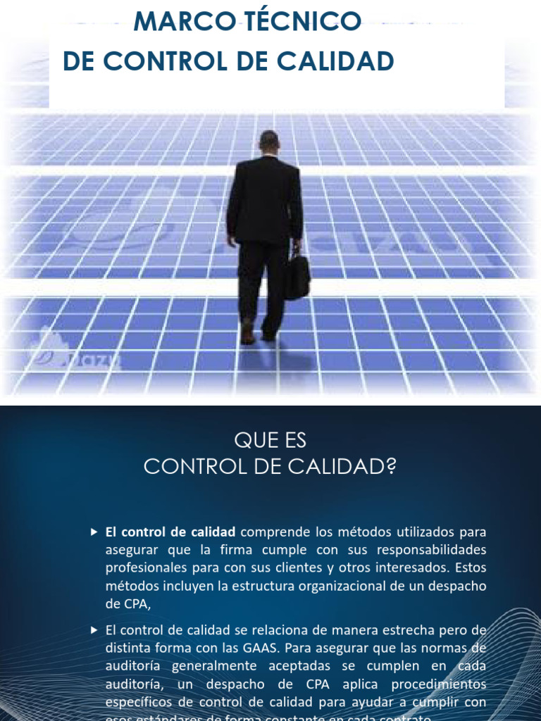 Control de Calidad en Auditoría CPA | PDF | Auditoría | Calidad (comercial)