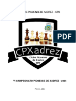 Regulamento 6o Campeonato Picoense de Xadrez