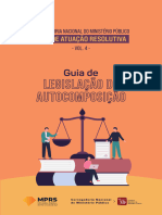 Guia de Atuação Resolutiva Vol. 4 - Legislação de Autocomposição