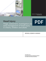 Head Injury: Triage, Assessment, Investigation and Early Management of Head Injury in Infants, Children and Adults