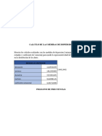 Calculo de Las Medidas de Dispersion