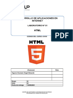 Laboratorio 01 - HTML