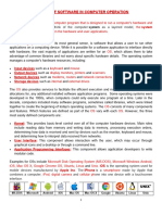 Section 7 - Types of Software in Computer Operation