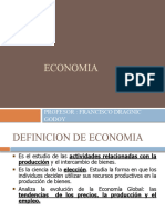 Economia: Profesor: Francisco Dragnic Godoy