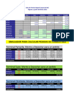 Simulador para Calcular Pedidos de Combustible: Terminal Pampilla: Monto A Depositar para Un Pedido