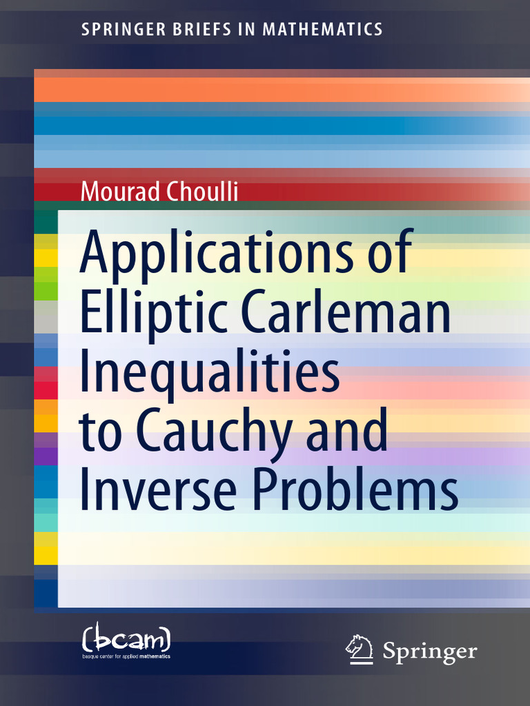 Choulli - Carleman and Inverse Problems | PDF | Inverse Problem ...