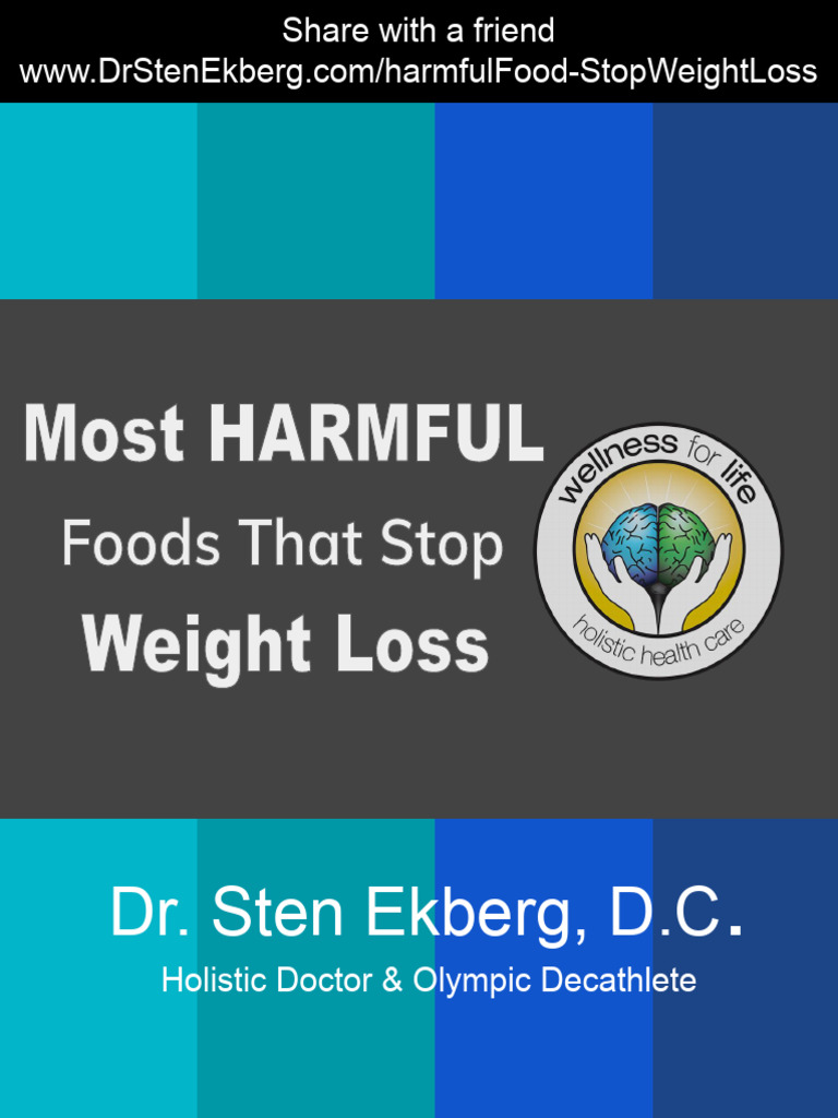 DR Sten Ekberg Ebook - Top 10 Most HARMFUL Foods People ... image