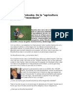 Agricultura Natural - Masanobu Fukuoka - Interview in Spanish - Permacultura