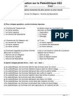 Fiche Evaluation Sur Le Paleolithique Ce2 9Z5XPOYH