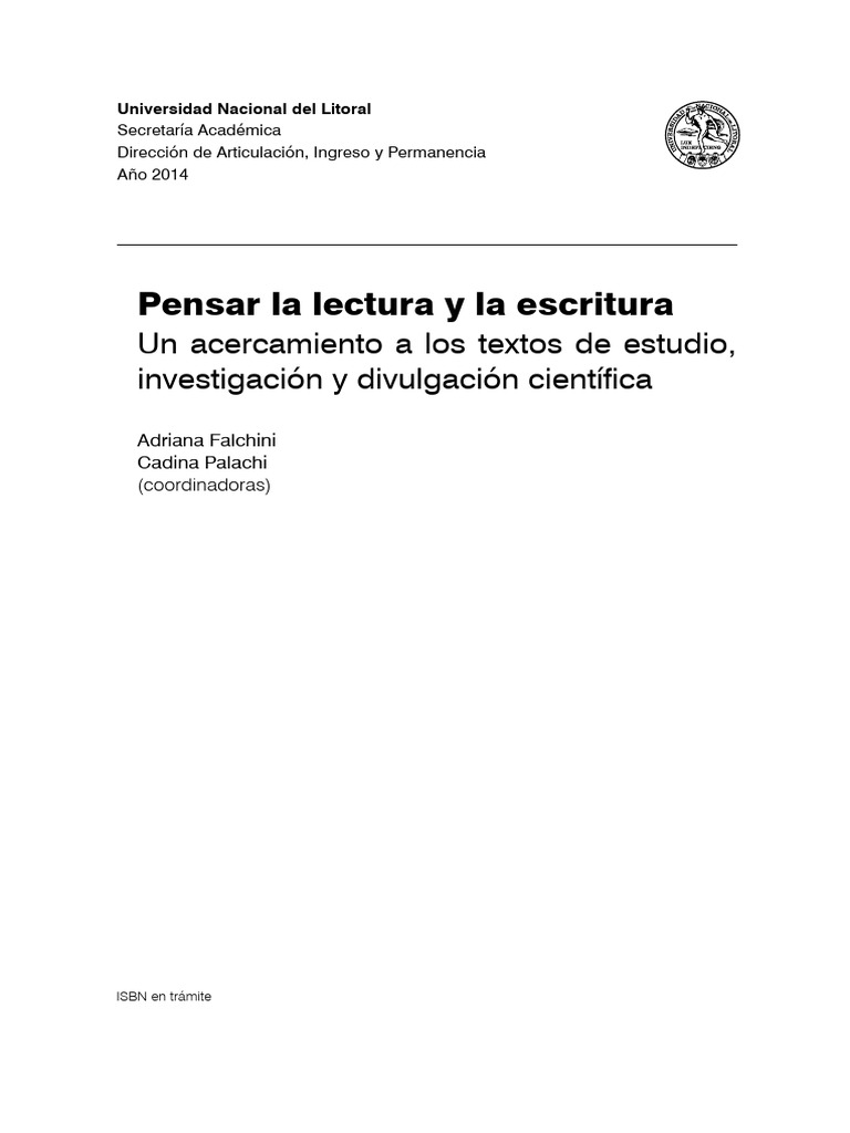 Lecturay Escritura Textos Academicos | PDF | Pensamiento | Conocimiento