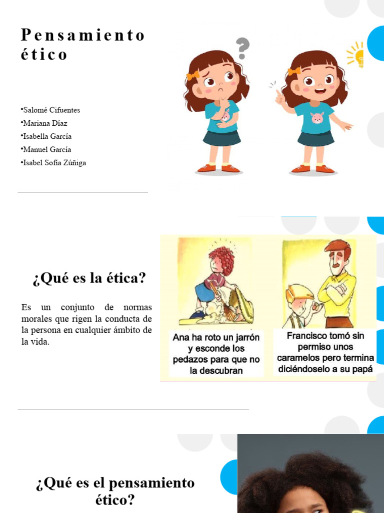 Definición y Principios del Pensamiento Ético | PDF | Política ...