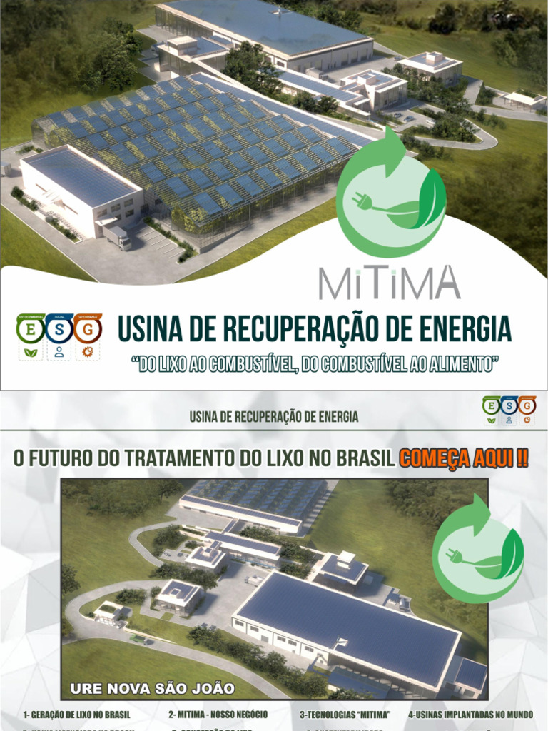 Ure - Usina de Recuperação de Energia | PDF